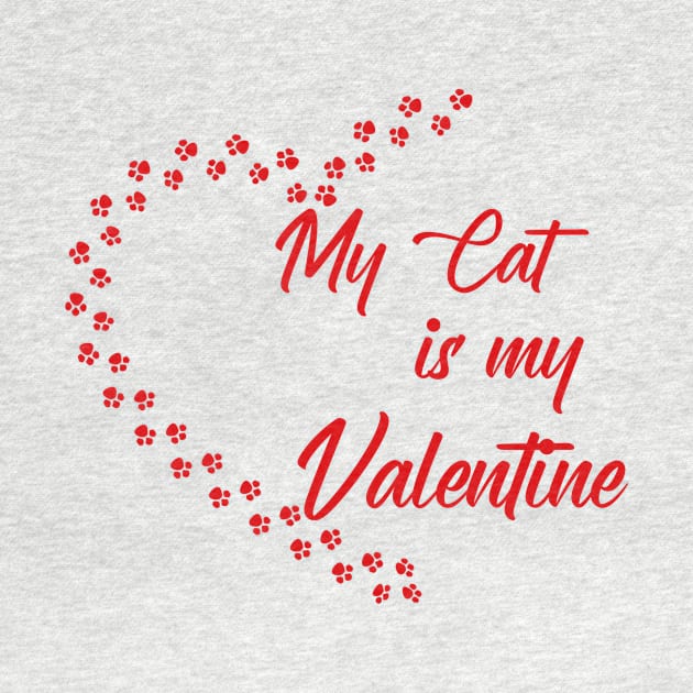 My Cat Is My Valentine by Dealphy